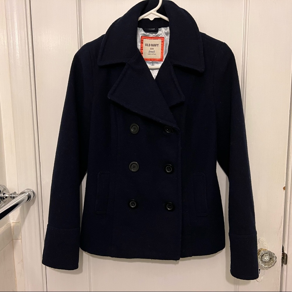 Old Navy, navy blue peacoat